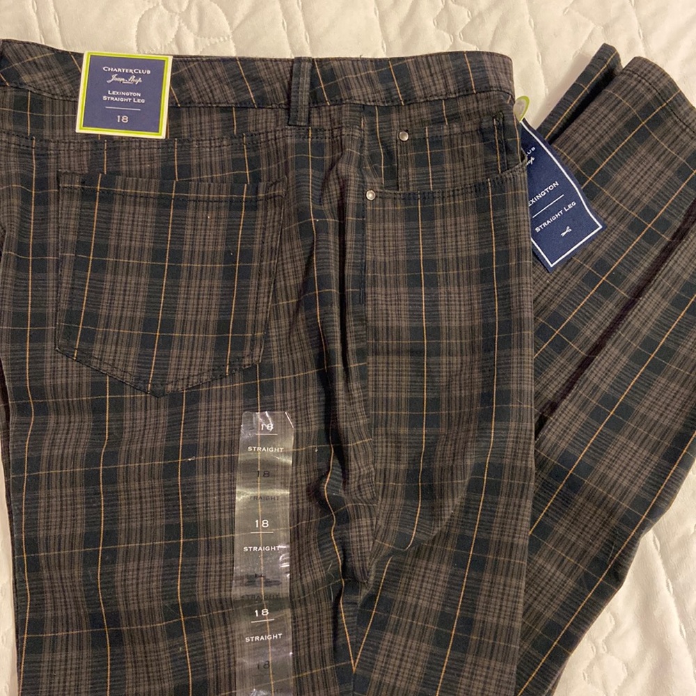 Charter Club Womens straight leg pants NWT